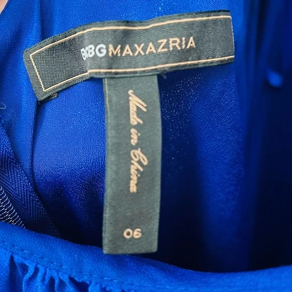 100% Silk Beaded Maxi Dress BCBG MaxAzria - Picture 9 of 11